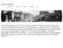 Tablet Screenshot of ianoloughlin.com